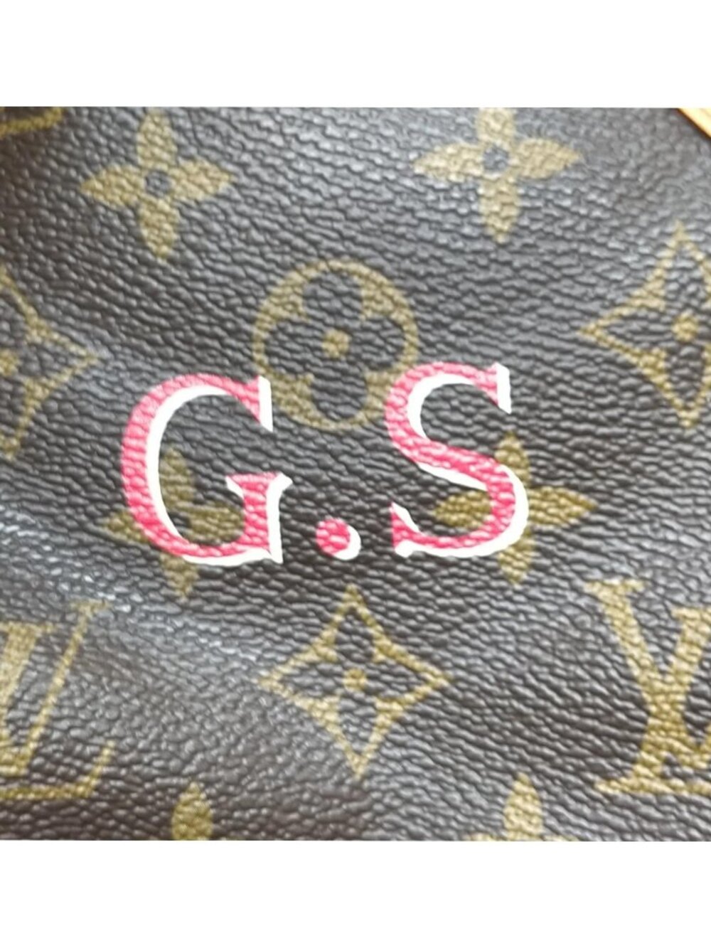 Authentic Louis Vuitton Speedy 35 Monogram Custom Painted Handbag Boston Bag - Picture 8 of 16